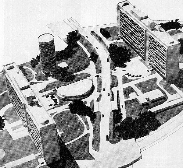 Le Corbusier Concourse of Strasbourg Strasbourg 1951 